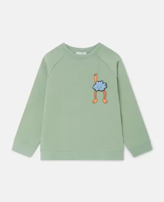 Sweatshirt mit Rundhalsausschnitt und Earth Friends-Grafik
