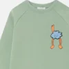 Sweatshirt mit Rundhalsausschnitt und Earth Friends-Grafik