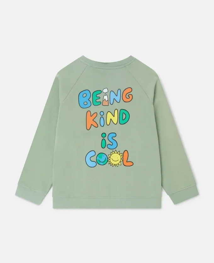 Sweatshirt mit Rundhalsausschnitt und Earth Friends-Grafik