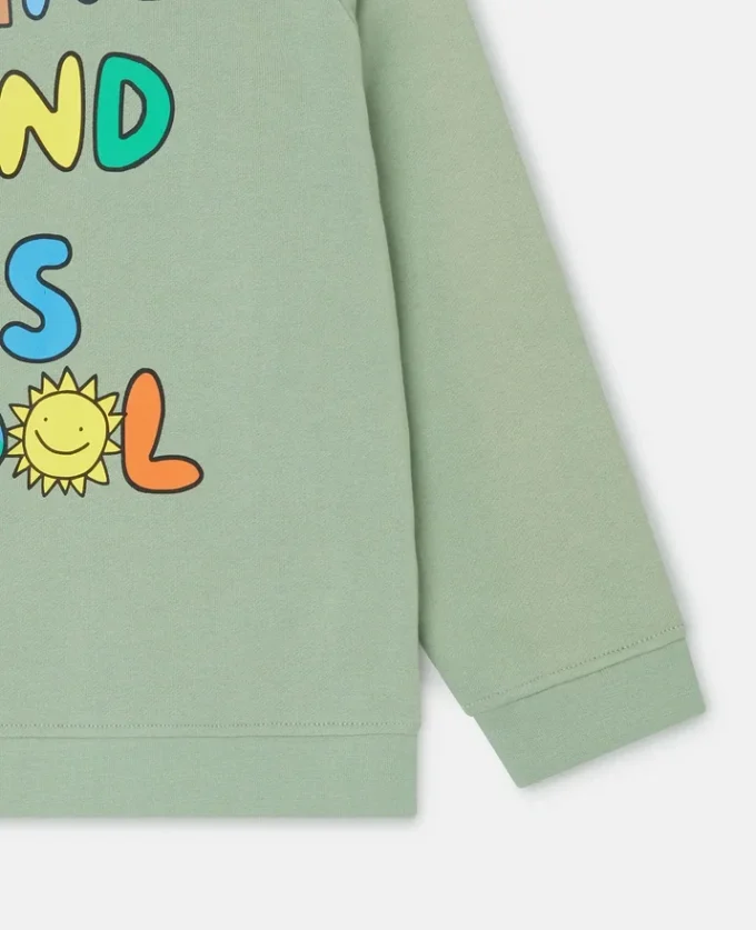 Sweatshirt mit Rundhalsausschnitt und Earth Friends-Grafik