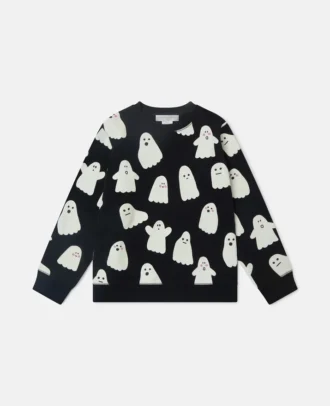 Sweatshirt mit Rundhalsausschnitt und Ghost-Print