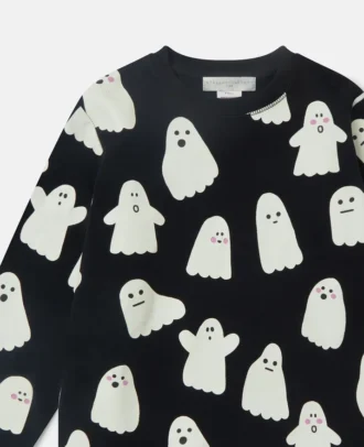 Sweatshirt mit Rundhalsausschnitt und Ghost-Print