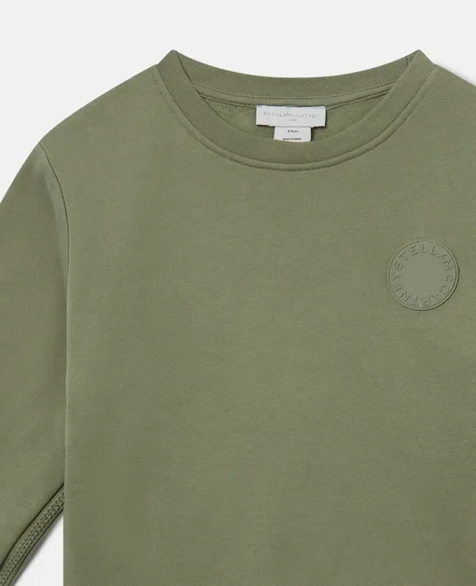 Sweatshirt mit Rundhalsausschnitt und Logo-Medaillon
