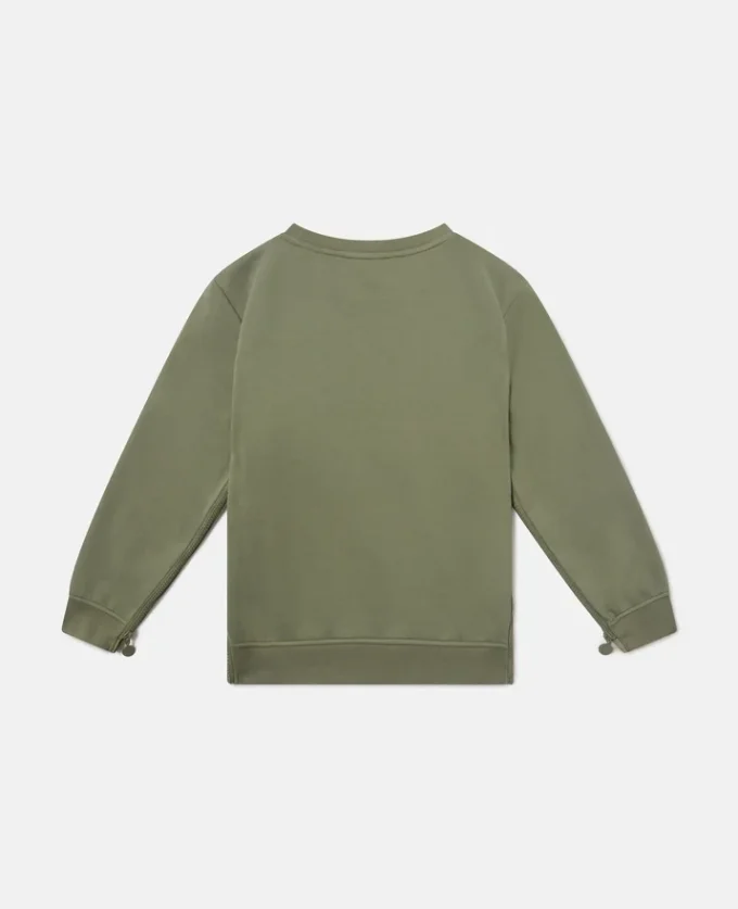 Sweatshirt mit Rundhalsausschnitt und Logo-Medaillon