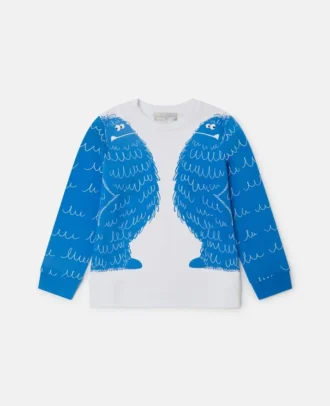 Sweatshirt mit Rundhalsausschnitt und Monster-Grafik
