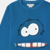 Sweatshirt mit Rundhalsausschnitt und Monster-Grafik