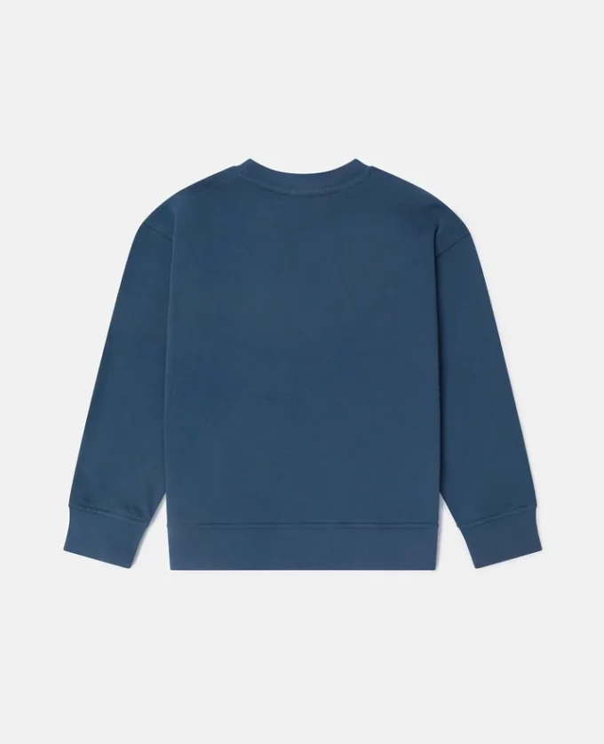 Sweatshirt mit Rundhalsausschnitt und Monster-Grafik
