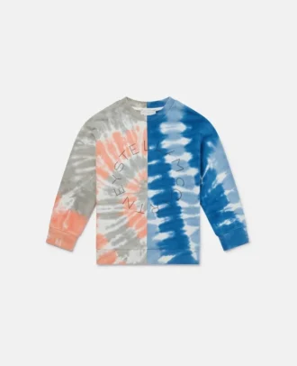 Sweatshirt mit Tie-Dye-Grafik