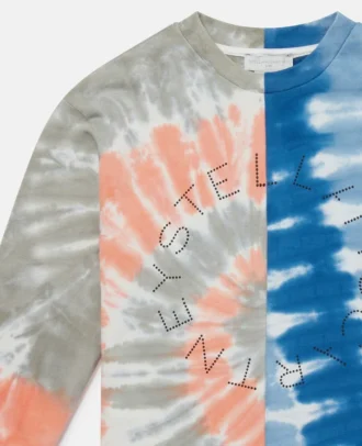 Sweatshirt mit Tie-Dye-Grafik