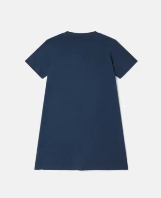 T-Shirt-Kleid mit Sternenfransen