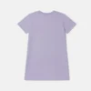 T-Shirt-Kleid mit Sternenprint und Fransen