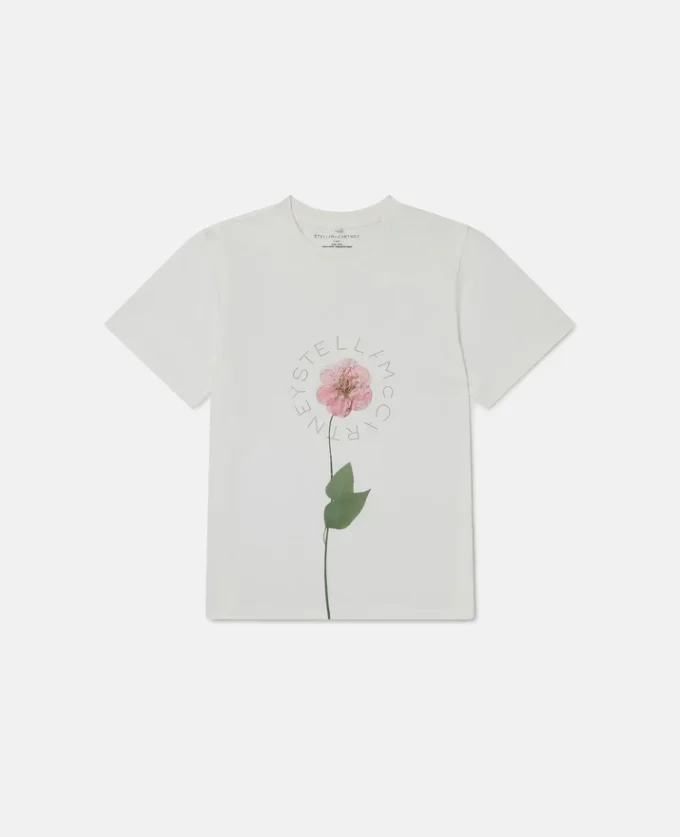 T-Shirt mit Blumenprint