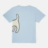 T-Shirt mit einsamen Welpenmotiv