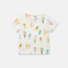 T-Shirt mit Eiscreme-Print