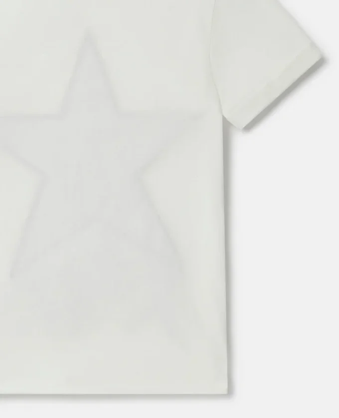 T-Shirt mit Fransen und Stern