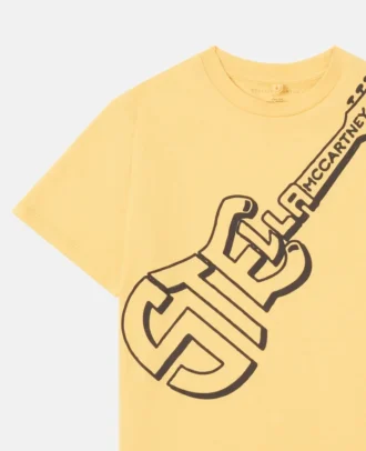 T-Shirt mit Gitarrenprint