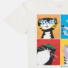 T-Shirt mit Katzenmotiv