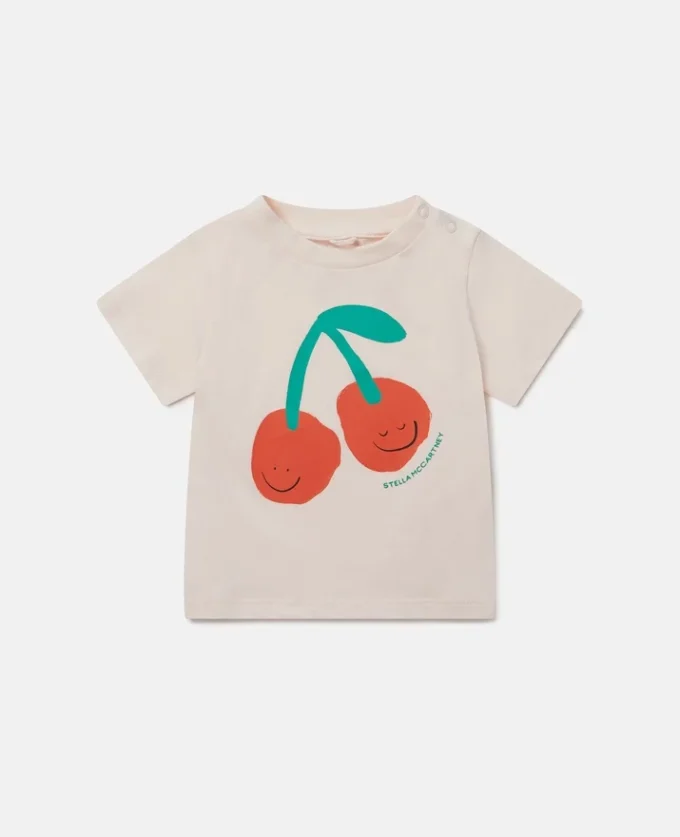 T-Shirt mit Kirschmotiv