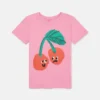 T-Shirt mit Kirschmotiv