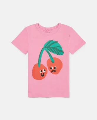 T-Shirt mit Kirschmotiv