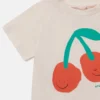 T-Shirt mit Kirschmotiv