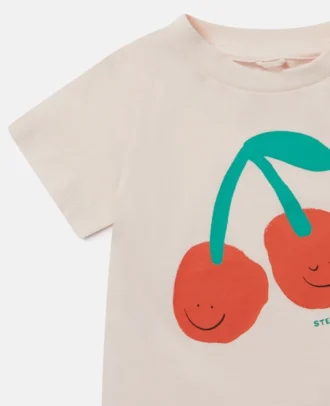 T-Shirt mit Kirschmotiv