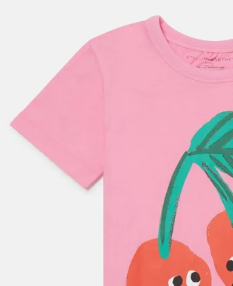 T-Shirt mit Kirschmotiv
