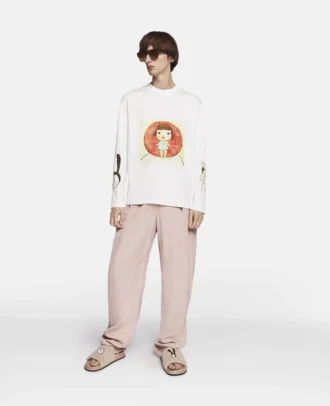 T-Shirt mit „Lonesome Puppy”-Print