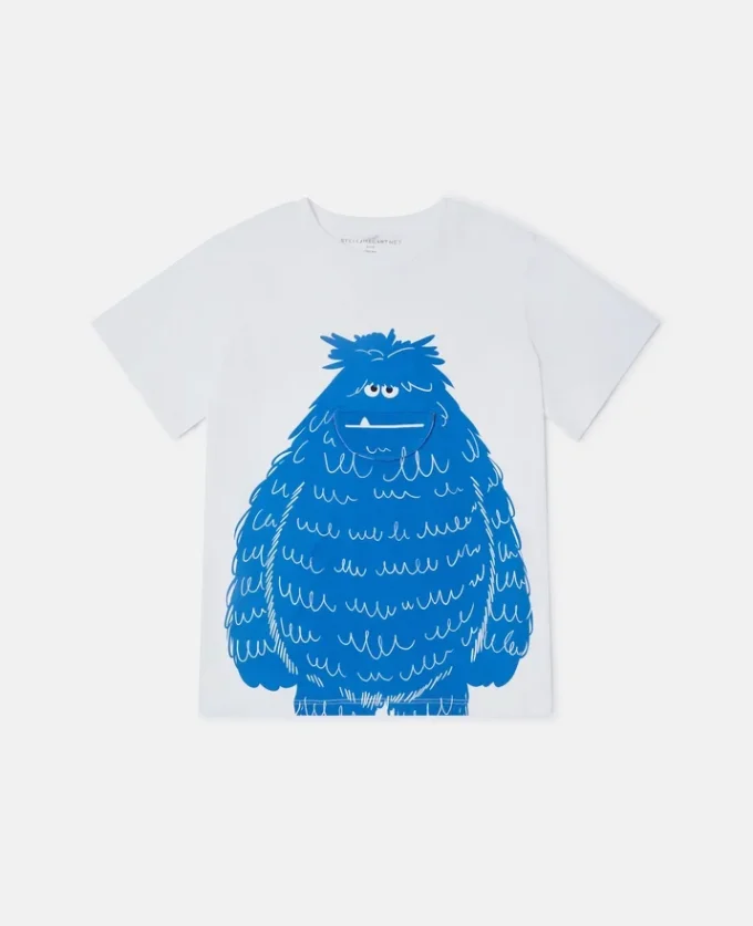 T-Shirt mit Monster-Grafik
