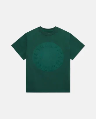 T-Shirt mit rundem Logo