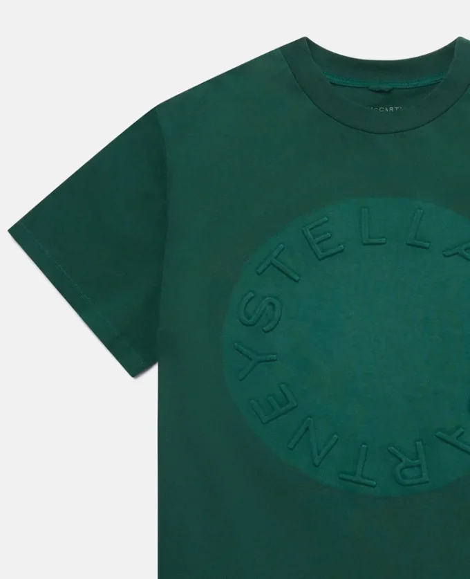 T-Shirt mit rundem Logo