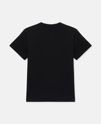 T-Shirt mit rundem Logo-Stick