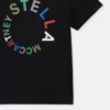 T-Shirt mit rundem Logo-Stick