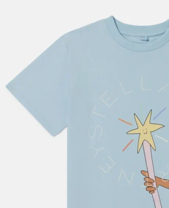 T-Shirt mit Rundhalsausschnitt und Feen-Grafik