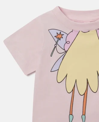 T-Shirt mit Rundhalsausschnitt und Feen-Grafik