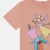 T-Shirt mit Rundhalsausschnitt und Feenprint