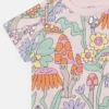 T-Shirt mit Rundhalsausschnitt und Waldprint