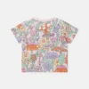 T-Shirt mit Rundhalsausschnitt und Waldprint