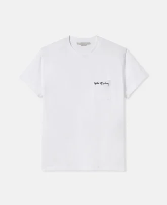 T-Shirt mit Stella-Logo-Herzstickerei