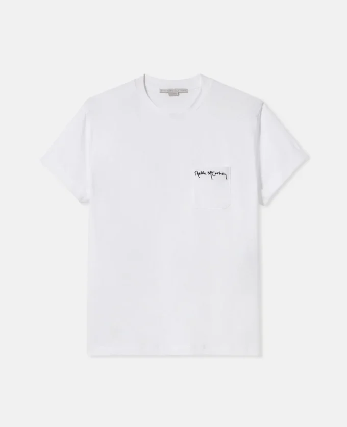 T-Shirt mit Stella-Logo-Herzstickerei