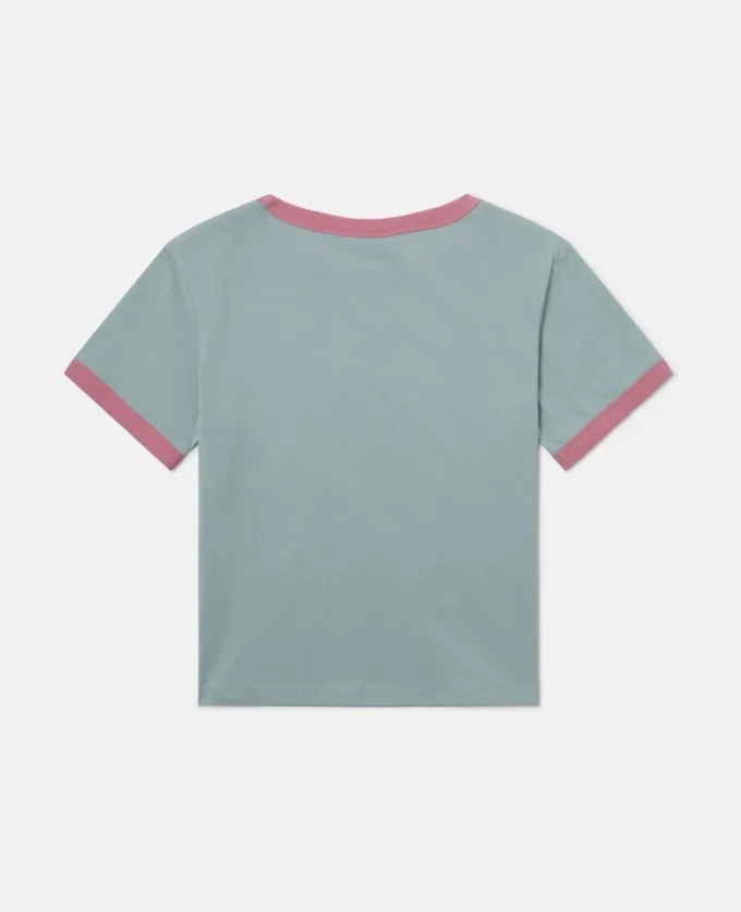 T-Shirt mit Tauben-Grafik