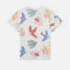 T-Shirt mit Taubenprint