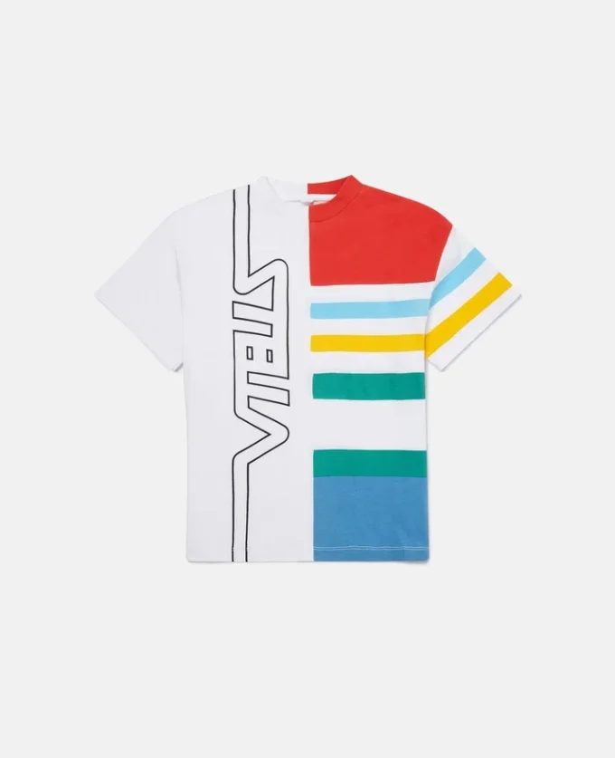 T-Shirt mit Varsity-Logo-Grafik