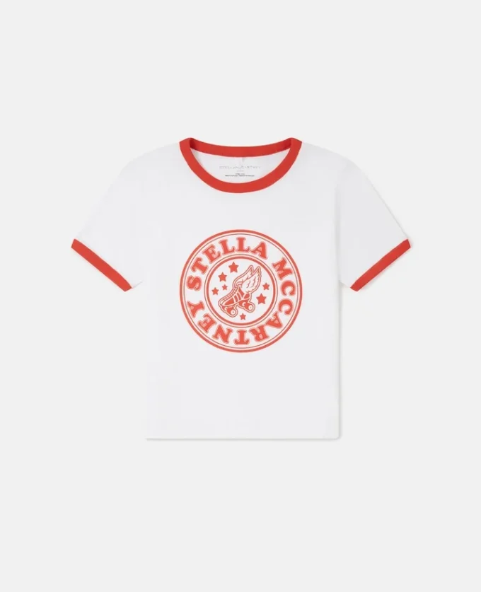 T-Shirt mit Varsity-Logo-Grafik