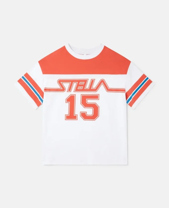 T-Shirt mit Varsity-Logo-Grafik