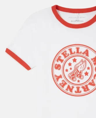 T-Shirt mit Varsity-Logo-Grafik