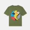 T-Shirt mit verwischtem Logo-Print