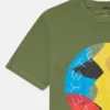 T-Shirt mit verwischtem Logo-Print