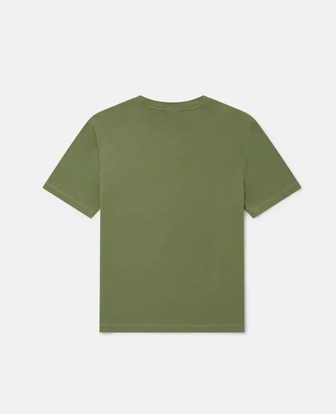 T-Shirt mit verwischtem Logo-Print