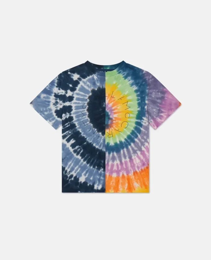Tie-Dye-Grafik-T-Shirt